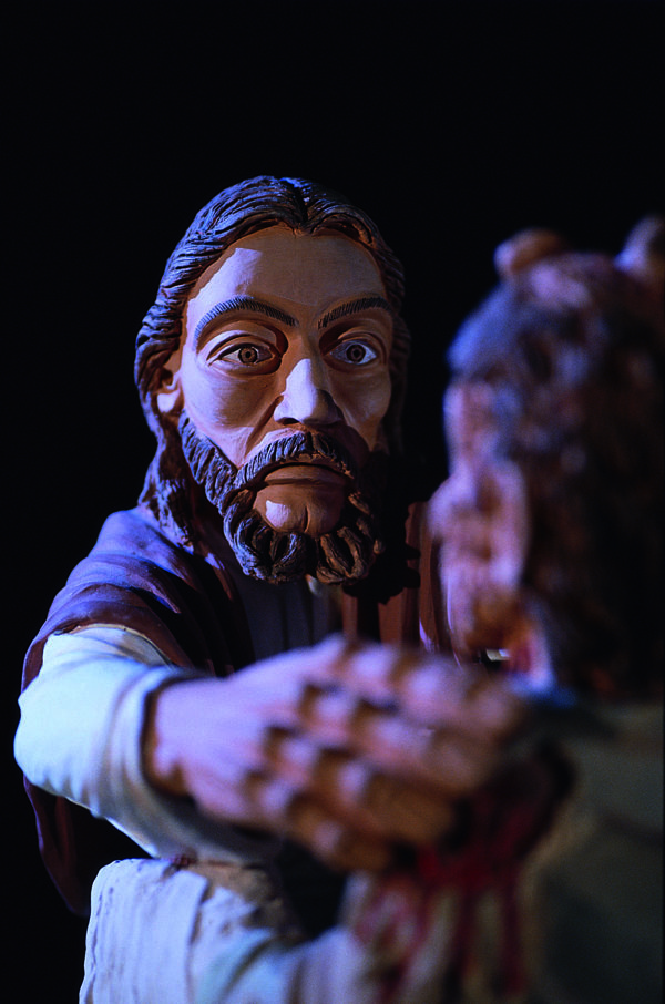 Jesus begegnet dem Aussätzigen