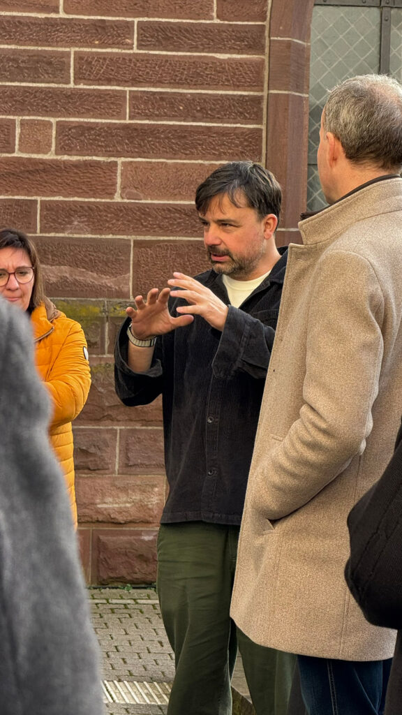 Arkas Förstner bei der Führung